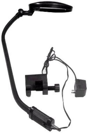 Sew Rite, CPT131, Flex a Beam, Flex Arm, Natural Light, DESK LAMP, 13 Watt Fluorescent Tube, Heavy DutyTable Clamp, AC Adaptor, 360° Swivel, Lampshade, UL